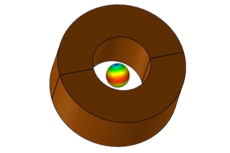 Simulating Sphere Hardening with Induction Heating: Multi-Physics Insights