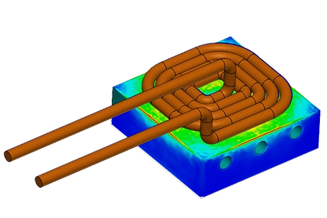 Analyzing the Impact of 3D and 2D Coil Designs on Induction Heating of Mold Plates