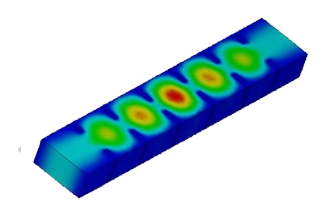 How Effective is the 5-pole H-plane Iris Filter (WR75) for Satellite Communications?