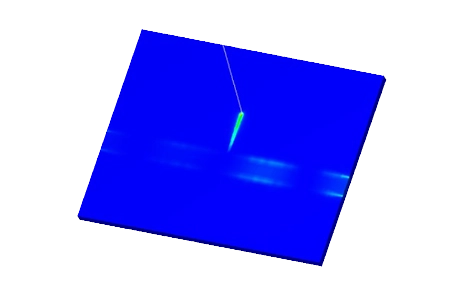 Performance and Thermal analysis of an RF Band-Stop Filter