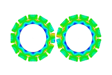 Impact of Air Gap Lengths and Magnet Shapes on Magnetic Gear Efficiency