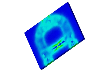 How does a Wilkinson Power Divider work at 9 GHz?