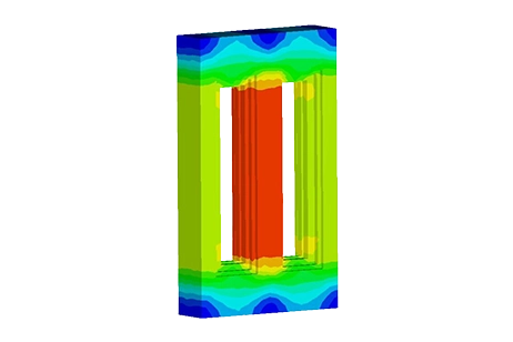 Detailed Electro-Thermal Simulation of Transformers